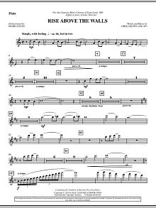 Rise Above The Walls - Flute 