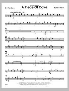 A Piece Of Cake - 3rd Trombone 