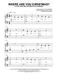 Where Are You Christmas? (from How The Grinch Stole Christmas) (arr. Phillip Keveren)