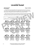 Lavender Sunset - Guitar Chord Chart