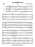 Two Old English Dances - Full Score