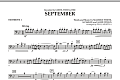 September (arr. Paul Murtha) - Trombone 1