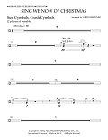 Sing We Now of Christmas (arr. Larry Kerchner) - Sus. Cym./Cr. Cym.