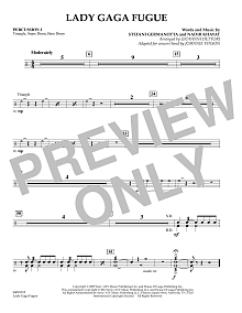 Lady Gaga Fugue - Percussion 1 