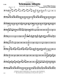 Telemann Allegro (arr. Steven Frackenpohl) - Cello