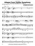 Allegro From Jupiter Symphony - Violin 3 (Viola T.C.)