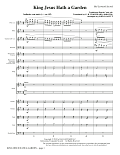 King Jesus Hath a Garden (arr. John Leavitt) - Full Score