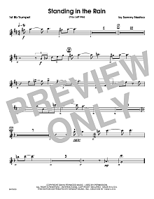 Standing In The Rain (You Left Me) - 1st Bb Trumpet 