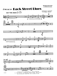 Back Street Blues - Eb Baritone Saxophone 