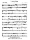 Rustic Dance - Piano Accompaniment