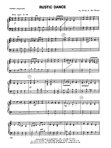 Rustic Dance - Piano Accompaniment 