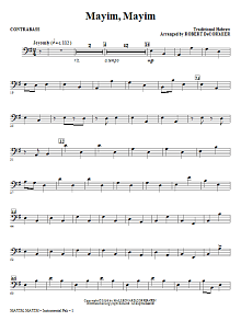 Mayim, Mayim - Contrabass 