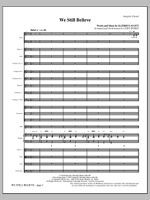 We Still Believe - Full Score 