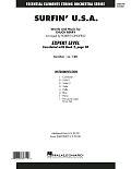 Surfin' U.S.A. - Conductor Score (Full Score)