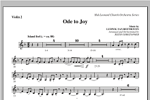 Ode To Joy (Does Not Match SATB 08752035) - Violin 2 