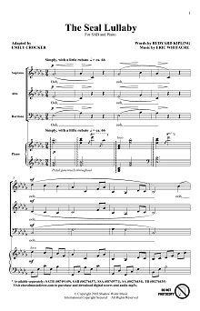 The Seal Lullaby (arr. Emily Crocker) 