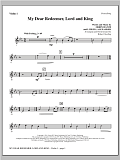 My Dear Redeemer, Lord And King - Violin 1