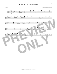 Carol Of The Birds 