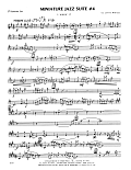 Miniature Jazz Suite #4 - Eb Baritone Saxophone