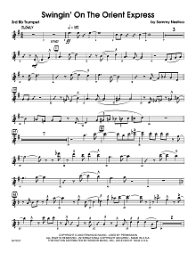 Swingin' On The Orient Express - 3rd Bb Trumpet 