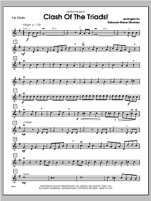 Clash Of The Triads! - Violin 1 