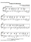 Psalm of Celebration - Keyboard String Reduction