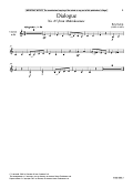 Dialogue (No. 65 from Mikrokosmos)