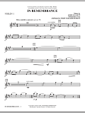 In Remembrance - Violin 1