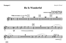 He Is Wonderful - Trumpet 1 