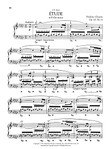 Etude in E-flat minor, Op. 10, No. 6 