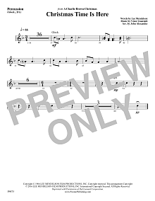Christmas Time Is Here - Percussion 
