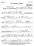 For All You've Done - Trombone 1 & 2