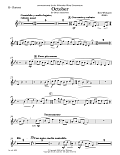 October - Eb Clarinet