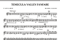Temecula Valley Fanfare - Eb Alto Clarinet
