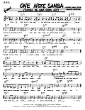 One Note Samba (Samba De Uma Nota So)