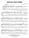 Oh Play That Thing [Jazz version] (arr. Brent Edstrom)