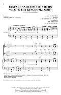 Fanfare And Concertato On "I Love Thy Kingdom, Lord" (arr. Jon Paige and Brad Nix)