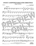 I Want A Hippopotamus For Christmas (arr. Larry Moore) - Violin 2