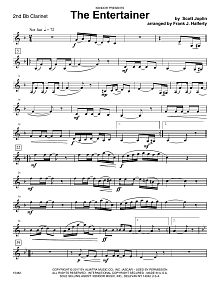The Entertainer - 2nd Bb Clarinet 