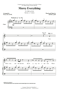 Merry Everything (arr. Paul Saccone)