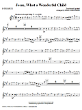 Jesus, What A Wonderful Child - Bb Trumpet 1