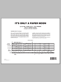 It's Only a Paper Moon - Conductor Score (Full Score)