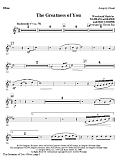 The Greatness Of You - Oboe