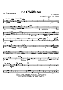 The Entertainer - 2nd Eb Alto Saxophone 