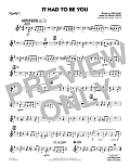 It Had to Be You (arr. Mark Taylor) - Trumpet 1