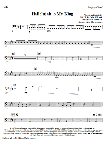 Hallelujah To My King - Cello 