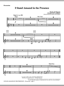 I Stand Amazed In The Presence - Percussion 
