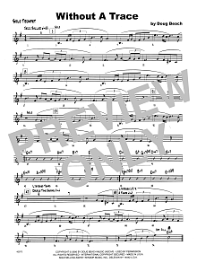 Without A Trace - Bb Trumpet Solo 
