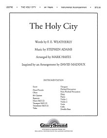 The Holy City (arr. Mark Hayes) - Full Score 