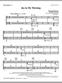 Joy In My Morning - Percussion 1 & 2 